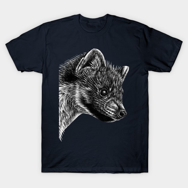 Pine marten T-Shirt by lorendowding